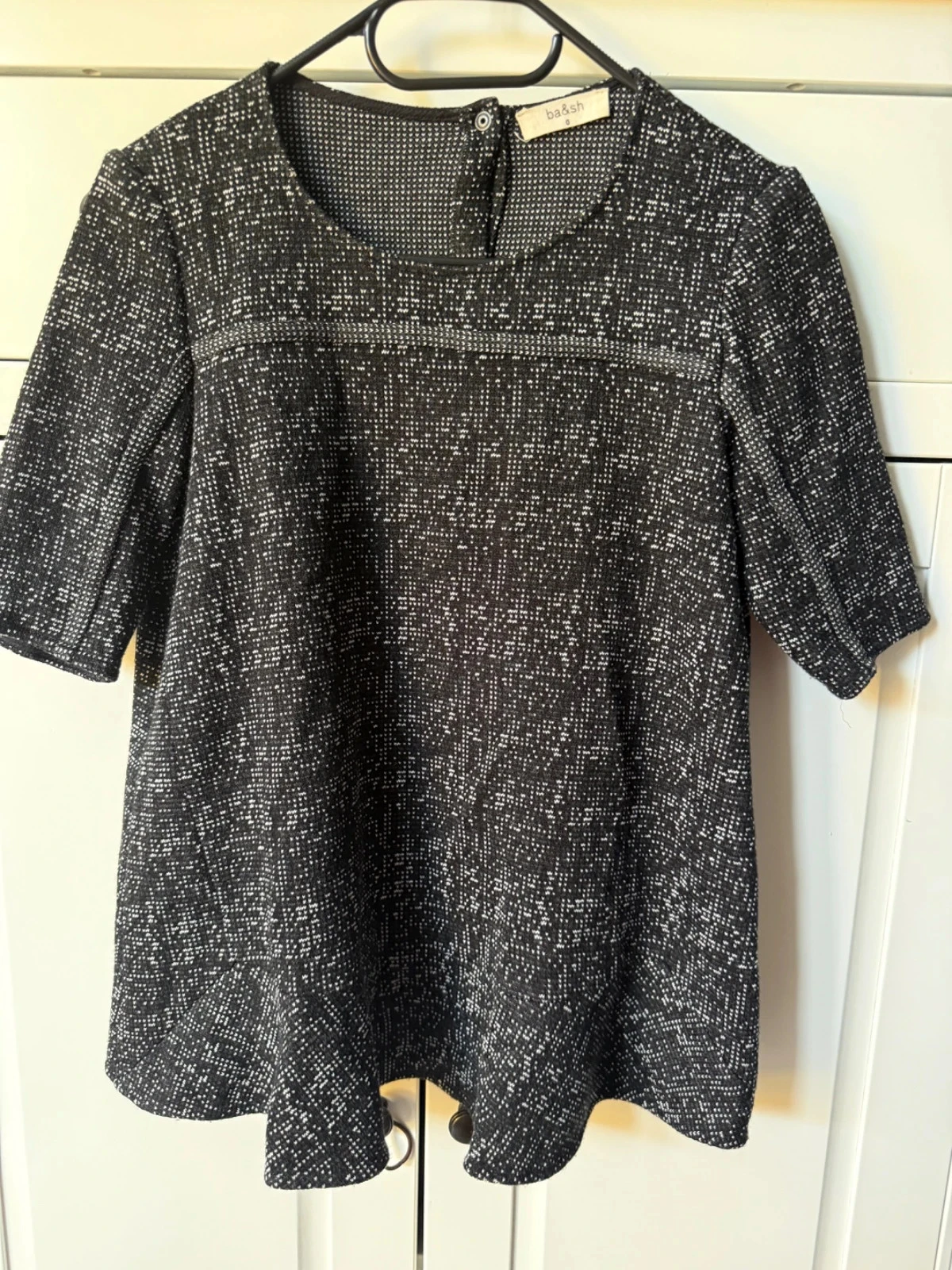 Blouse effet texturé maille style tweed Taille 0/34 ba&sh